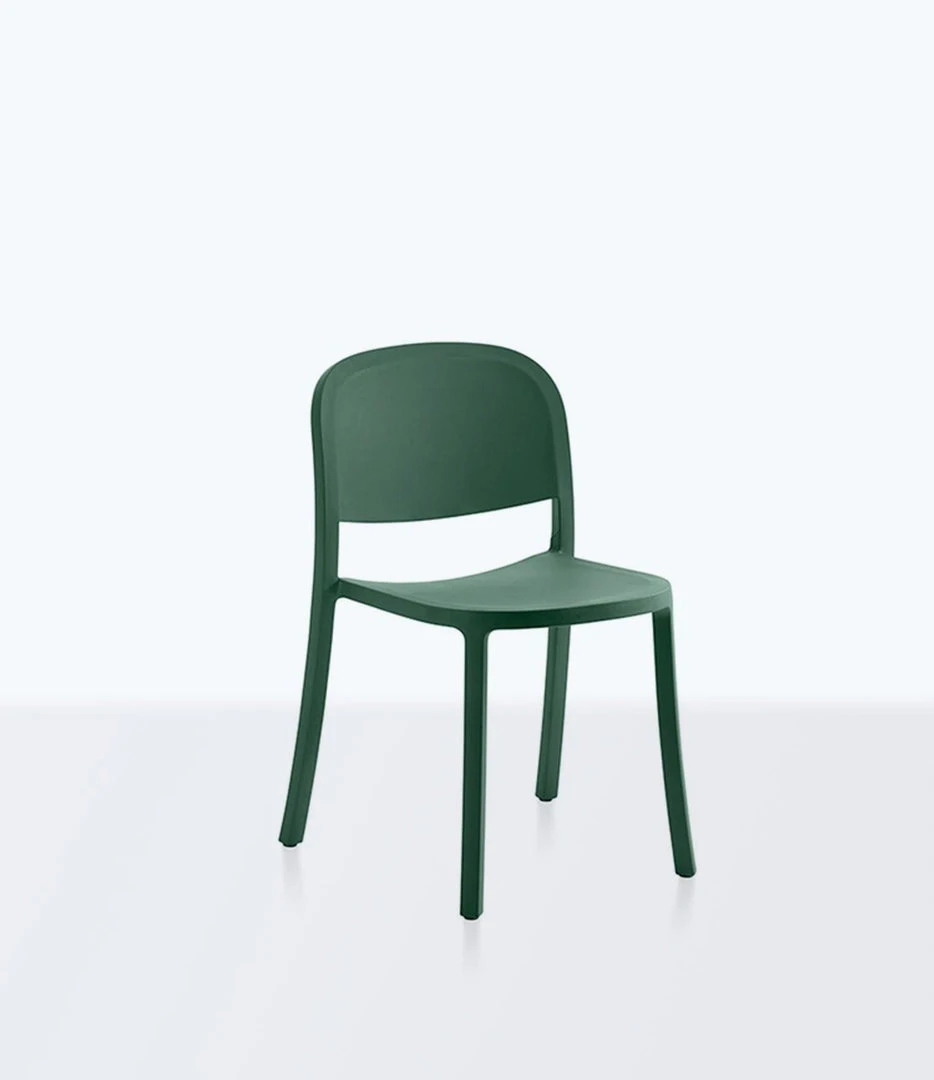 Emeco Furniture 1 Inch Reclaimed Stackable Chair 3 Emeco Furniture 1 Inch Reclaimed Stackable Chair