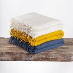 Creative Women 3 Panel Solid Queen Blanket