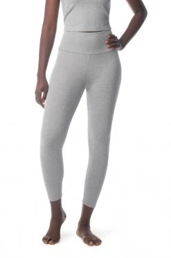 Synergy Organic Clothing Sale 7/8 Legging - Heather Gray