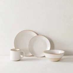Convivial Minimal Stoneware Dinnerware Set New Arrivals