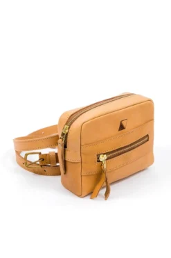 Abby Alley Handcrafted Brenda Belt Bag - Tan