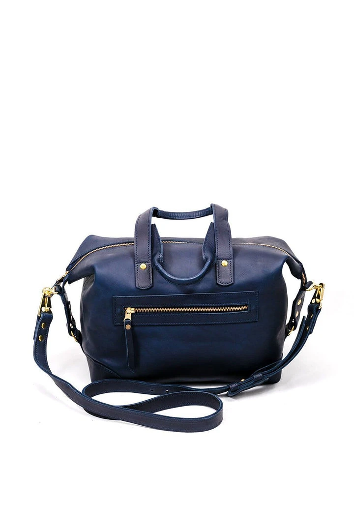 Abby Alley Handcrafted Ellen Handbag - Navy 3 Abby Alley Handcrafted Ellen Handbag - Navy