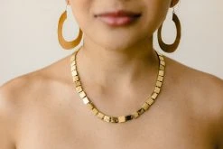 Abby Alley Flat Hoop Earrings