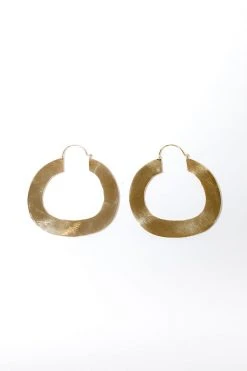 Abby Alley Flat Hoop Earrings