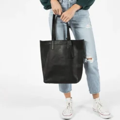 Abby Alley Handcrafted Joanie Tote - Black