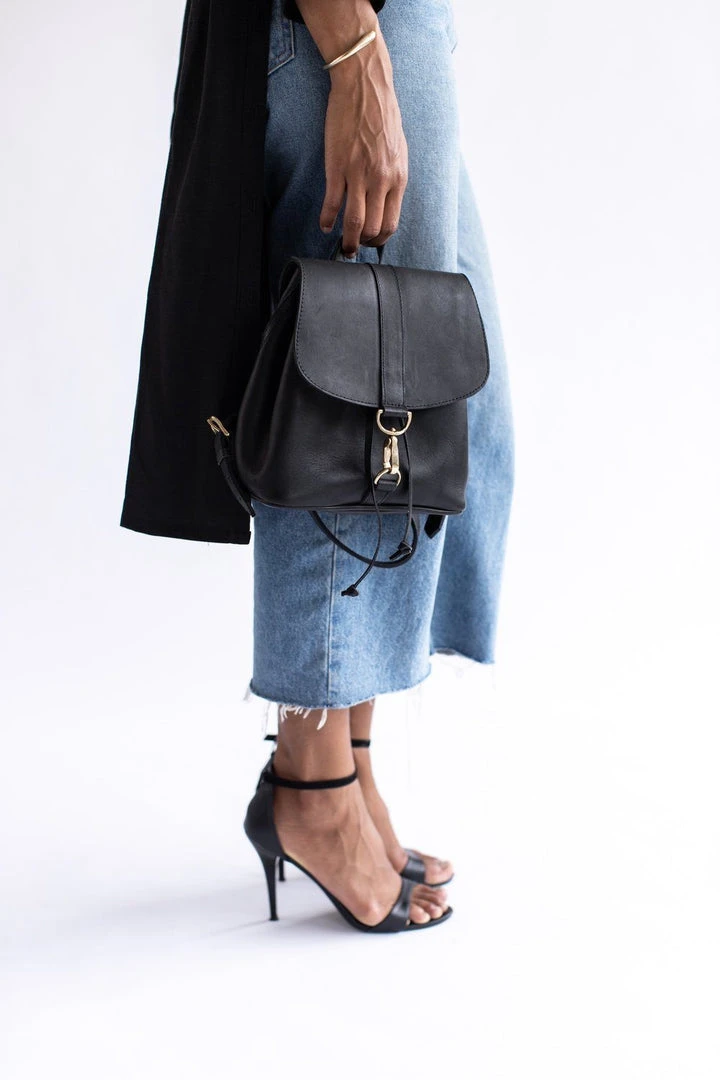 Abby Alley Accessories Mini Adelaide Backpack - Black 4 Abby Alley Accessories Mini Adelaide Backpack - Black