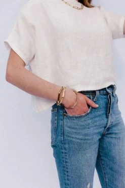 Abby Alley Jewelry Octagon Bangle Bracelet