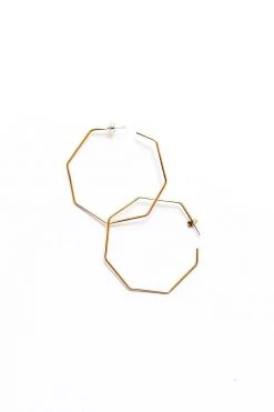 Abby Alley Octagon Hoop Earrings