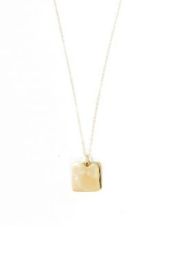 Abby Alley Jewelry Square Pendant Necklace