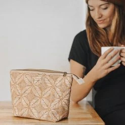 Carry Courage Adventurer Cork Cosmetics Bag - Natural Home Goods