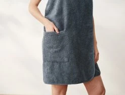 Coyuchi Home Goods Air Weight Bath Wrap - French Blue