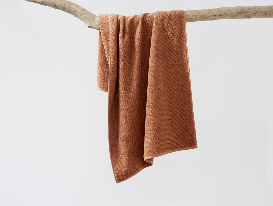 Coyuchi Air Weight Towels - Dusty Coral 4 Coyuchi Air Weight Towels - Dusty Coral