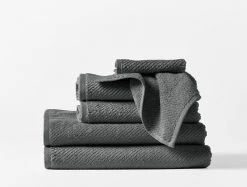 Coyuchi Home Goods Air Weight Towels - Shadow