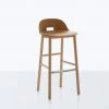 Emeco Alfi Recycled Low Back Barstool - Ash 2 Emeco Alfi Recycled Low Back Barstool - Ash