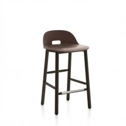 Emeco Alfi Recycled Low Back Barstool - Dark Ash Furniture 17 Emeco Alfi Recycled Low Back Barstool - Dark Ash Furniture