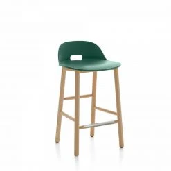 Emeco Alfi Recycled Low Back Counter Stool - Ash Furniture 16 Emeco Alfi Recycled Low Back Counter Stool - Ash Furniture