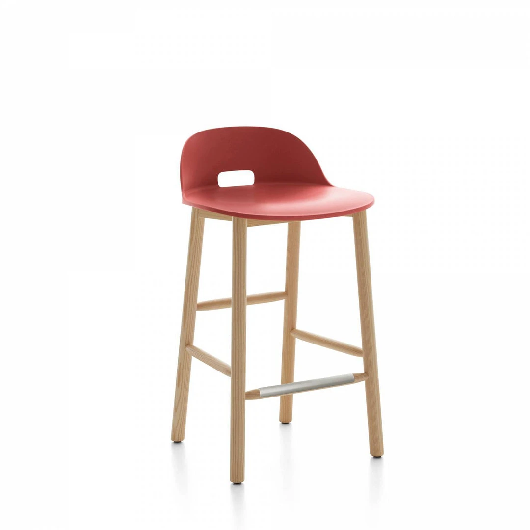 Emeco Alfi Recycled Low Back Counter Stool - Ash Furniture 9 Emeco Alfi Recycled Low Back Counter Stool - Ash Furniture