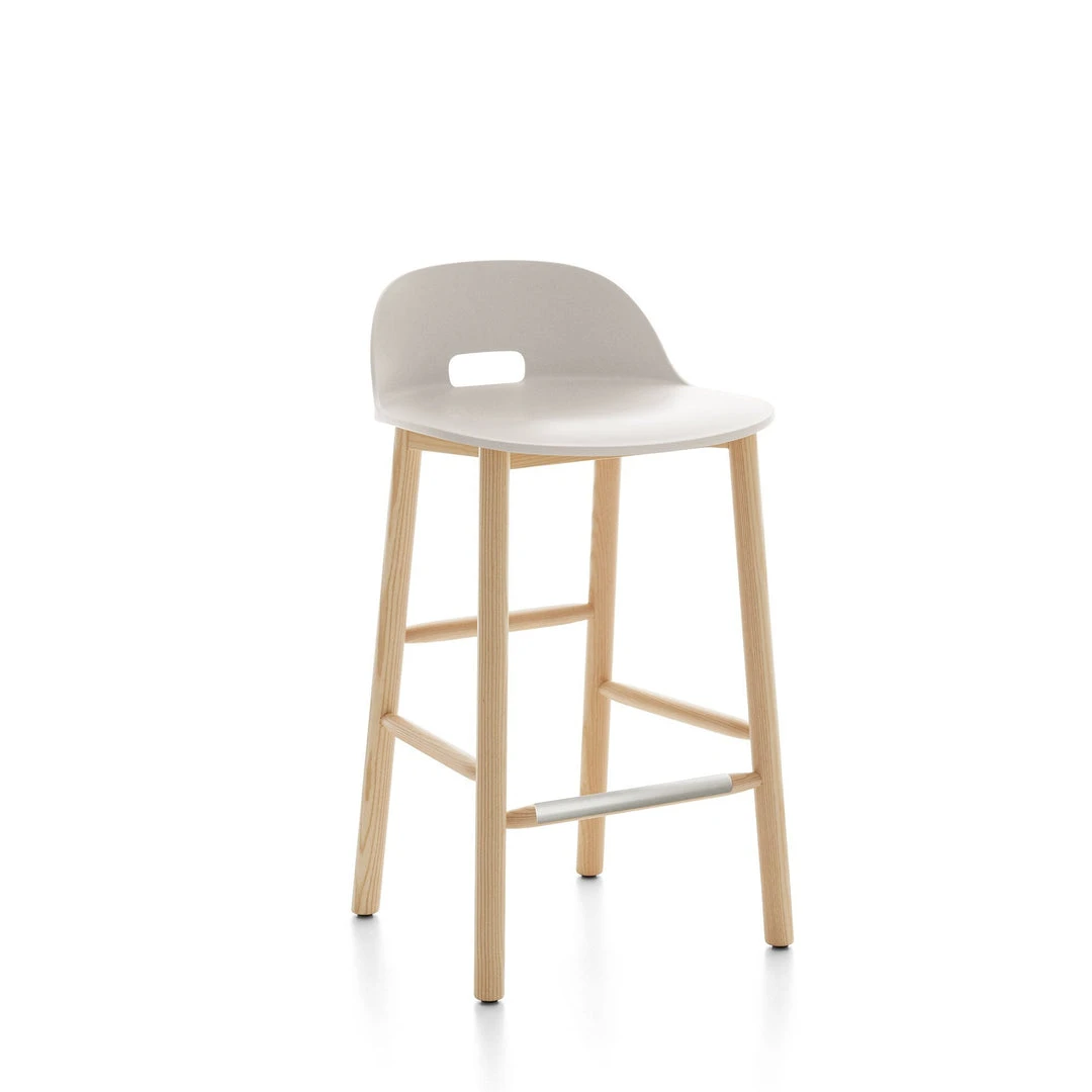 Emeco Alfi Recycled Low Back Counter Stool - Ash Furniture 11 Emeco Alfi Recycled Low Back Counter Stool - Ash Furniture