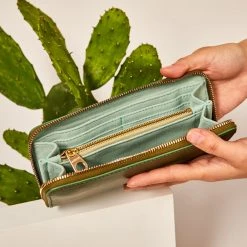 Allégorie Cactus Leather Long Wallet