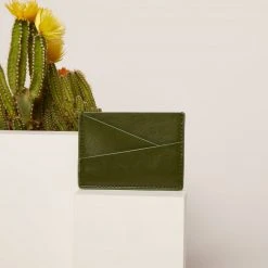 Allégorie Accessories Cactus Leather Puzzle Cardholder