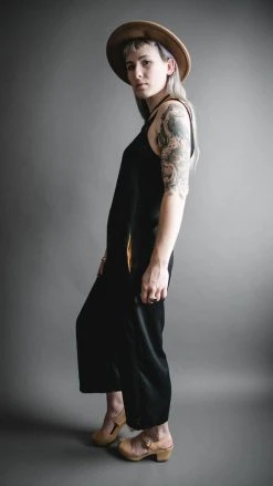 Altar Houseline Upcycled Jumpsuit - Black Best Sellers