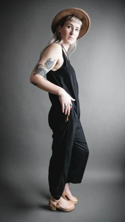 Altar Houseline Upcycled Jumpsuit - Black Best Sellers