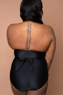 Altar Selka Upcycled Swimsuit - Black Plus Size / Size Inclusive