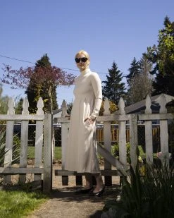 Altar Megumi Upcycled Dress - Oatmeal