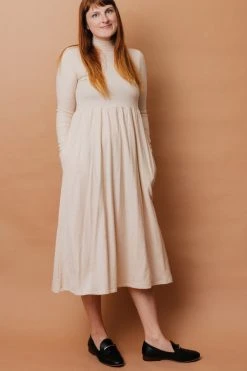 Altar Megumi Upcycled Dress - Oatmeal