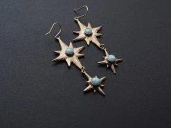 Iron Oxide Special Occasion Polaris Earrings