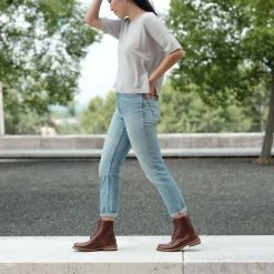 Nisolo Amalia All Weather Boot - Brandy