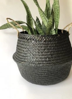 Amante Marketplace Kophinos Basket - Black