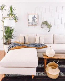 Amante Marketplace Kophinos Basket - White Dipped Best Sellers