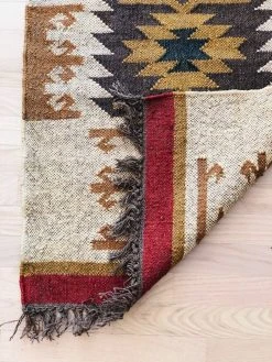 Amante Marketplace Kilim Jute Rug No. 3