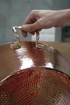 Amoretti Brothers Recycled Copper Paella Pan - 19" Home Goods