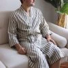 Anatolico Home Goods Gray Unisex Turkish Robe