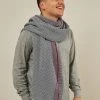 Anatolico Matia Turkish Blanket / Scarf - Gray