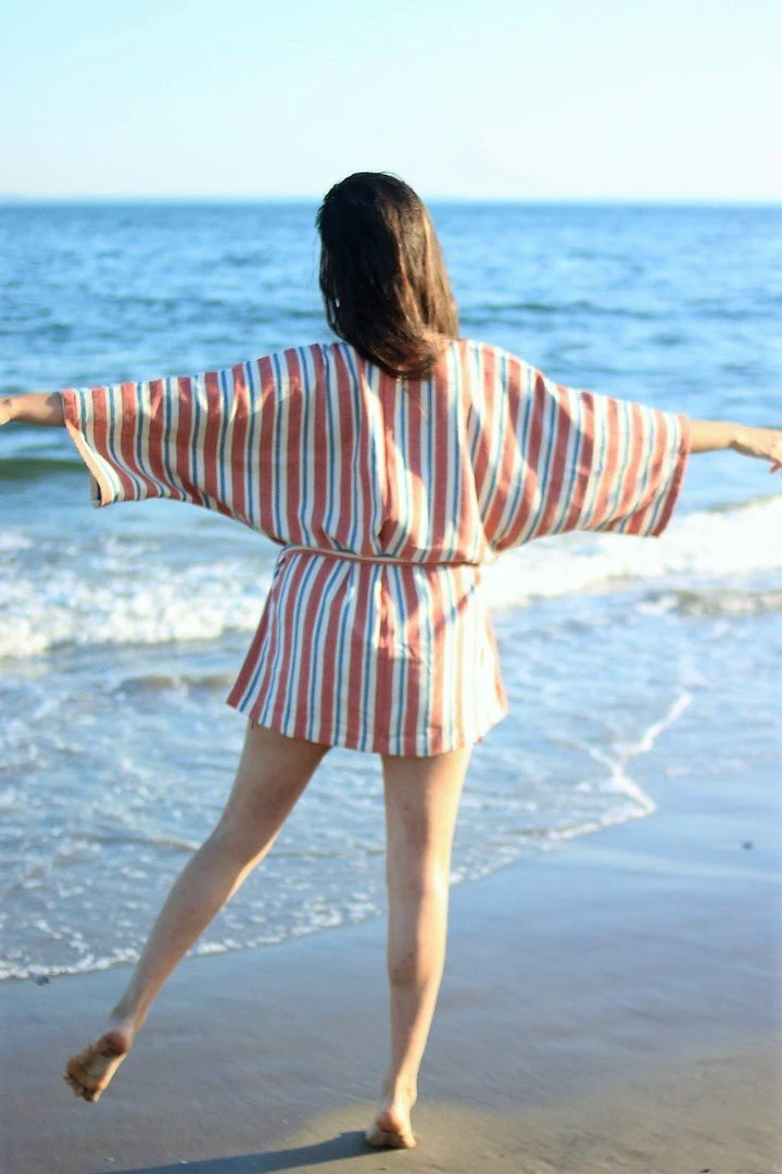 Anatolico Home Goods Terra Short Turkish Robe 4 Anatolico Home Goods Terra Short Turkish Robe