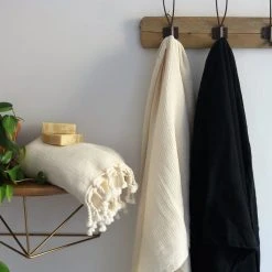 Anatolico Waffle Weave Turkish Towel - White