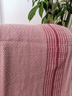 Anatolico Throw Blankets Matia Turkish Blanket / Scarf - Pink