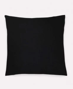 Anchal Grid Stitch Throw Pillow - Charcoal Home Goods