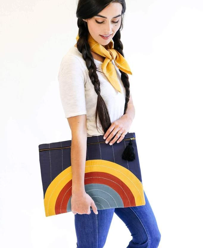 Anchal Rainbow Eclipse Oversized Pouch Accessories 5 Anchal Rainbow Eclipse Oversized Pouch Accessories