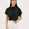 Anchal Box Crop Top - Charcoal Best Sellers