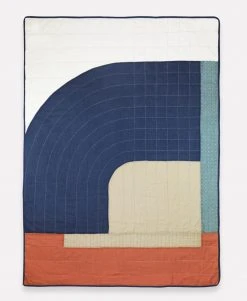 Anchal Autumn Curve Throw Blanket Home Goods