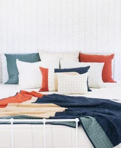 Anchal Autumn Curve Throw Blanket Home Goods