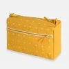 Anchal Cross Stitch Toiletry Bag - Mustard Accessories