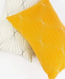 Anchal Home Goods Prism Lumbar Pillow - Mustard
