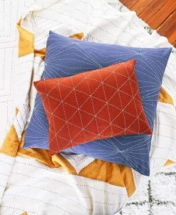 Anchal Graph Small Throw Pillow - Rust Best Sellers
