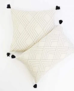 Anchal Tilt Lumbar Pillow - Bone