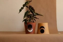 Anne Gates Studio Moon Ceramic Planter